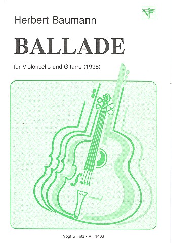 Ballade für Violoncello und Gitarre  Partitur und Stimmen  