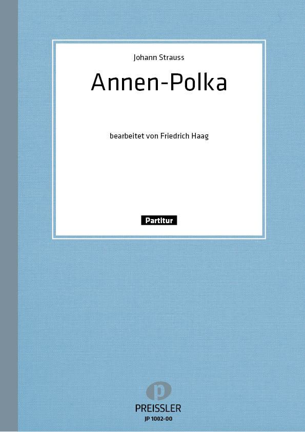 Annen-Polka  für Akkordeonorchester  Partitur