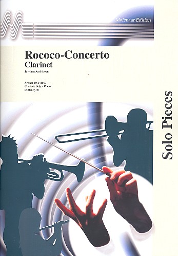 Rococo-Concerto   for clarinet and orchestra  for clarinet and piano