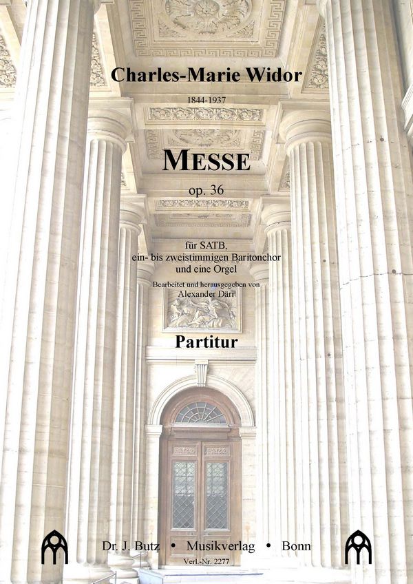 Messe op.36  für gem Chor, Baritonchor und Orgel  Partitur