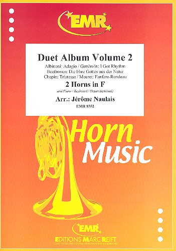 Duet Album vol.2 for 2 horns in F&nbsp;&nbsp;(piano/organkeyboard ad lib)&nbsp;&nbsp;2 scores