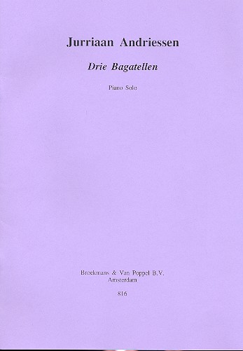 3 Bagatelles  for piano  