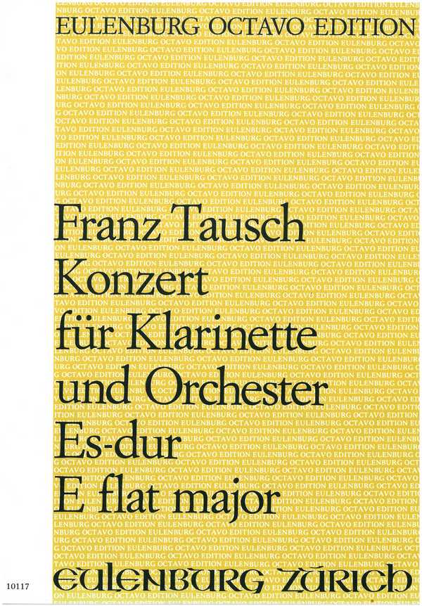 Konzert Es-Dur  für Klarinette und Orchester  Studienpartitur