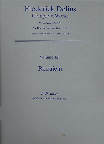 Requiem GA II/12b&nbsp;&nbsp;für Soli (SBar), gemischter Chor und Orchester&nbsp;&nbsp;Partitur