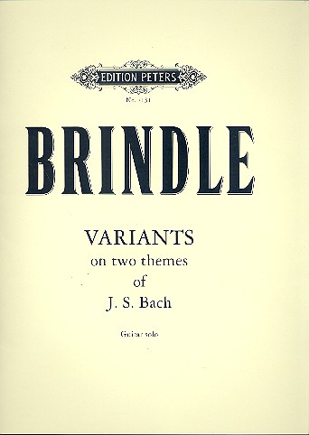 Variants on 2 Themes of J.S.Bach  for guitar  