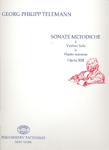 6 Sonate metodiche op.13  für Violine (Flöte) und Bc  Faksimile