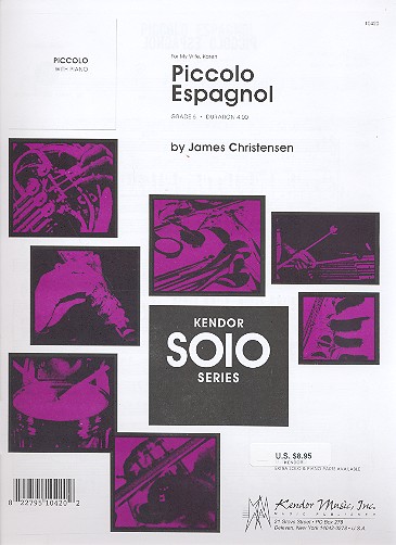 Piccolo Espagnol&nbsp;&nbsp;für Piccoloflöte und Klavier&nbsp;&nbsp;