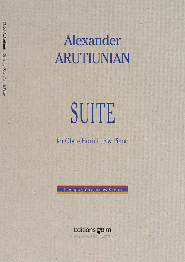 Suite für Oboe, Horn und Klavier&nbsp;&nbsp;Stimmen&nbsp;&nbsp;