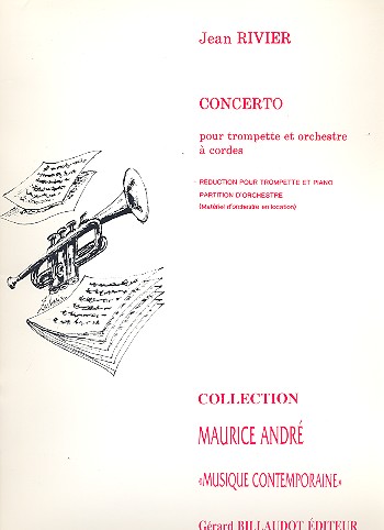 Concerto pour trompette et orchestre&nbsp;&nbsp;à cordes pour trompette et piano&nbsp;&nbsp;