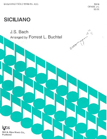 Siciliano for clarinet and piano&nbsp;&nbsp;&nbsp;&nbsp;