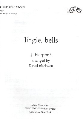 Jingle Bells for mixed chorus a cappella  score  
