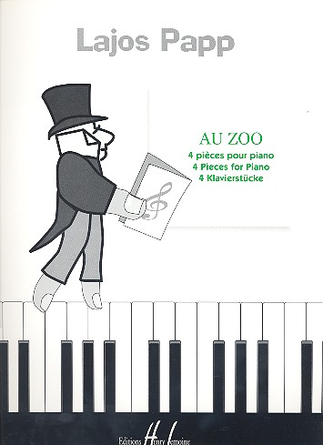 Au Zoo 4 pièces   pour piano  