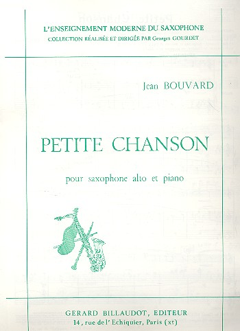 Petite Chanson pour alto saxophone  et piano  