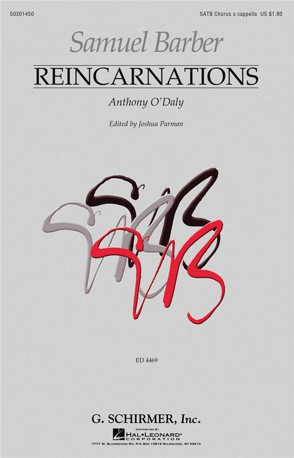 Anthony O Daly for mixed chorus a  cappella  score (en)