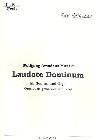 Laudate dominum  für Sopran und Orgel    