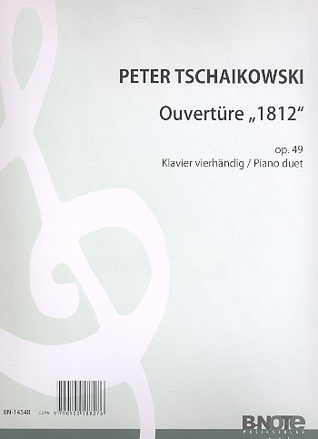 1812 - Ouvertüre op.49 für Klavier  zu 4 Händen  Spielpartitur