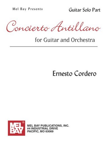 Concierto Antillano for guitar and orchestra  guitar solo part  