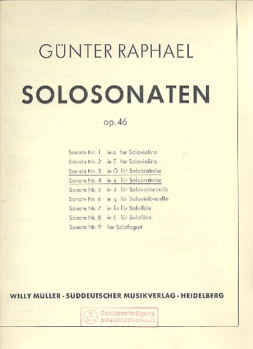 2 Sonaten op.46 für Viola