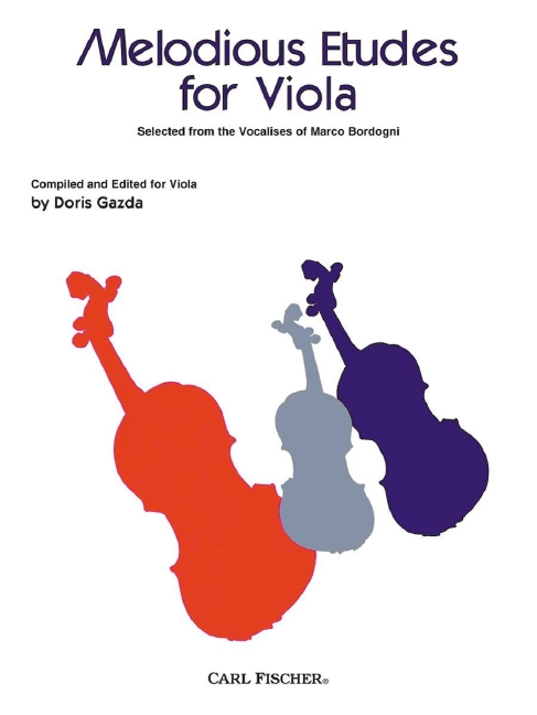 Melodious Etudes  for viola  