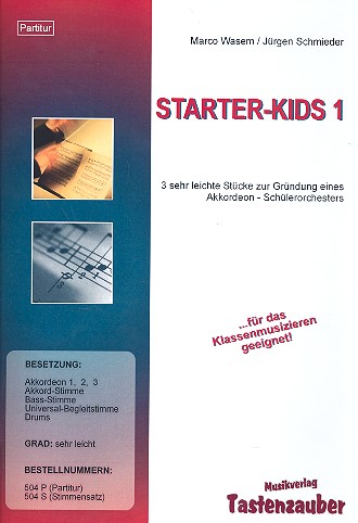 Starter-Kids Band 1 für Akkordeonorchester  Partitur  