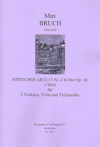 Quartett E-Dur Nr.2 op.10  für 2 Violinen, Viola und Violoncello  Stimmen