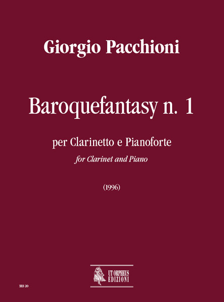 Baroquefantasy no.1 for  clarinet and piano (1996)  