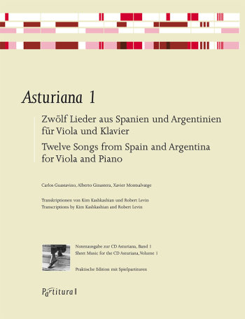 Asturiana Band 1  für Viola und Klavier (mit Texten en/sp)  