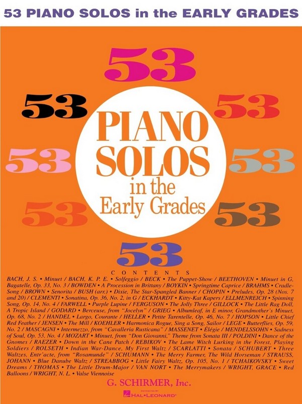 53 Piano Solos In The early Grades    