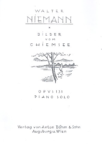 Bilder vom Chiemsee op.131   für Klavier  