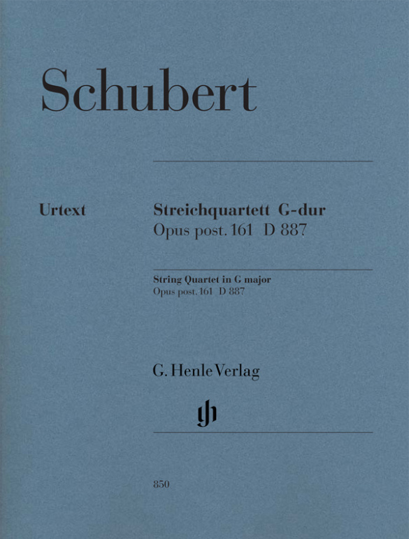 Streichquartett G-Dur op.posth.161 D887&nbsp;&nbsp;&nbsp;&nbsp;Stimmen