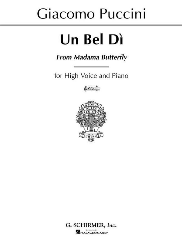 Un bel dì vedremo  for high voice&nbsp;&nbsp;and piano&nbsp;&nbsp;