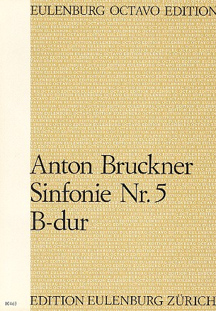 Sinfonie B-Dur Nr.5&nbsp;&nbsp;für Orchester&nbsp;&nbsp;Studienpartitur