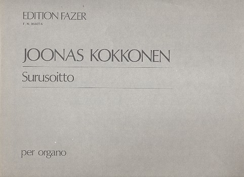 Surosoitto  für Orgel  