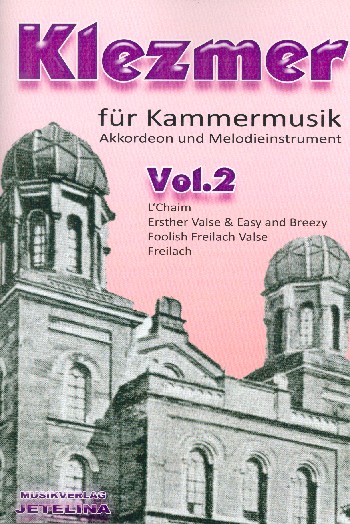 Klezmer-Suite Nr.2 (+CD) für&nbsp;&nbsp;Melodieinstrument in C/B/Es und Akkordeon&nbsp;&nbsp;Partitur und Stimmen