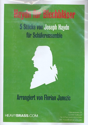 Hayden für Blechbläser  5 Stücke von Jos. Haydn für 5 Blechbläser  (Schülerensemble), Partitur+Stimmen