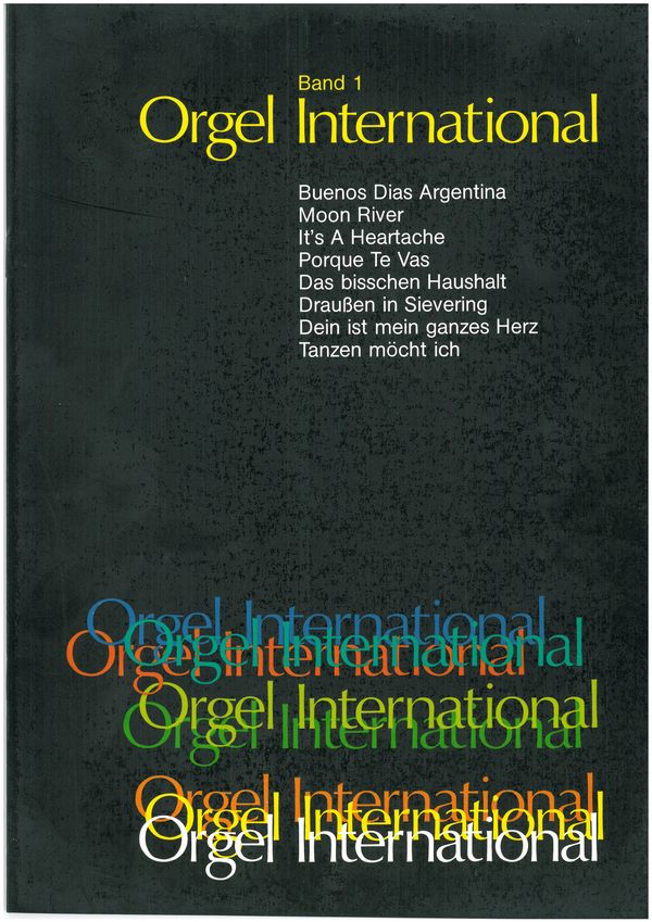 Orgel International Band 1 für E-Orgel    