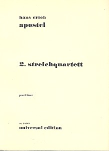 Streichquartett Nr.2 op.26  Studienpartitur  