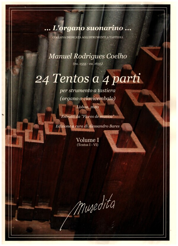 24 Tientos a 4 parti vols.1-4  per organo  4 Bände