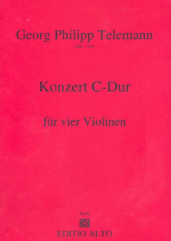 Konzert C-Dur für 4 Violinen