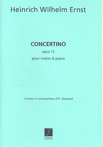 Concertino op.12  für Violine und Klavier  