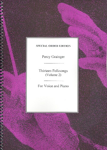 13 Folksongs vol.2 for voice and piano    