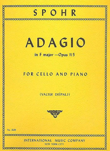 Adagio F-Dur op.115  für Violoncello und Klavier  