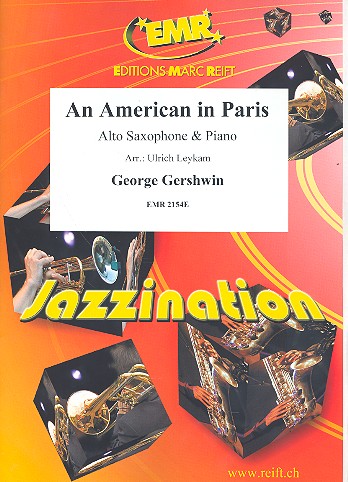 An American in Paris for alto saxophone  and piano  