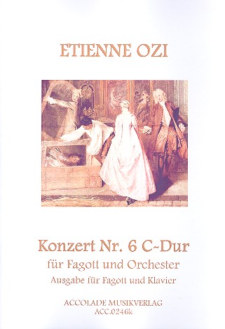 Konzert C-Dur Nr.6 für Fagott und  Orchester für Fagott und Klavier  
