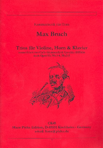 Trios nach op.83 Nos.5-8 für  Violine, Horn und Klavier  Stimmen