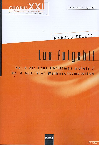 Lux fulgebit für gem chor divisi a cappella  Partitur (la)  