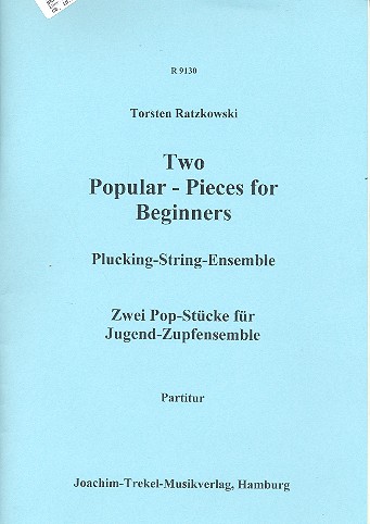 2 Popular Pieces for Beginners  für Zupforchester  Partitur