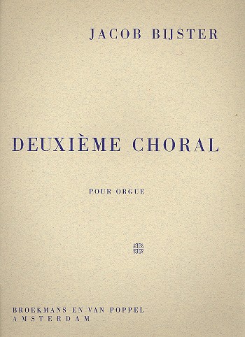 Deuxième Choral  pour orgue  