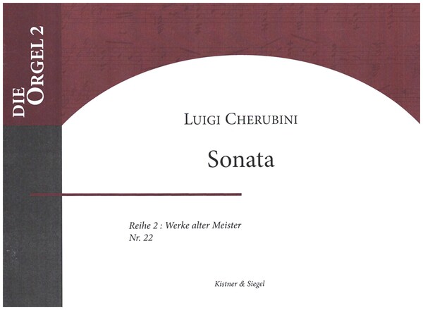 Sonate mit obligatem Pedal  für Orgel  