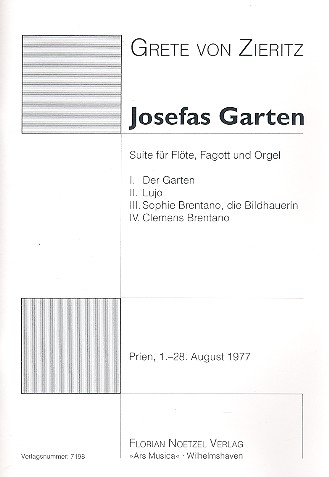 Josefas Garten für Flöte, Fagott  und Orgel  Stimmen